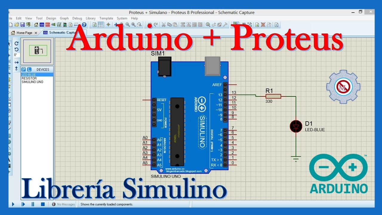¿Como simular proyectos de Arduino en Proteus 8 Profesional con la librería Simulino? MDM®