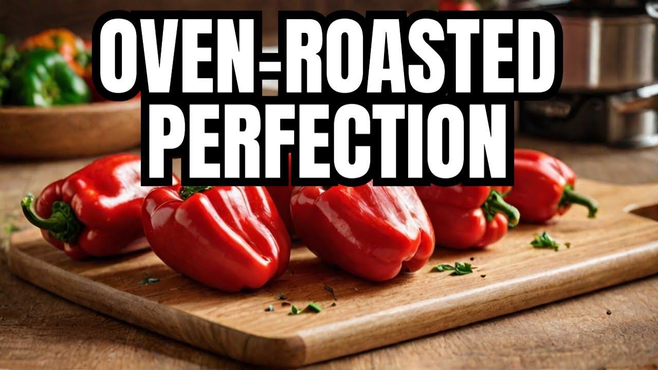 How to oven roast Red Peppers | Peperoni a Gratté