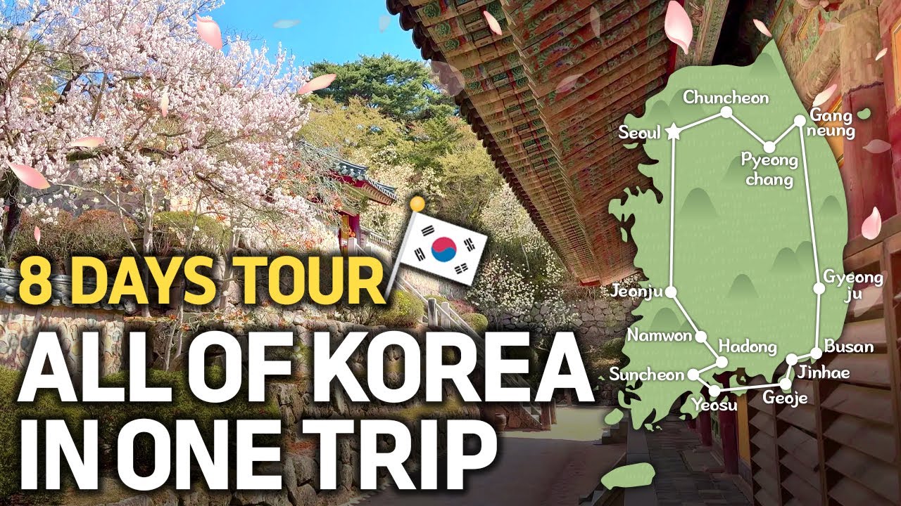 Let’s Travel All Around Korea in 8 Days – Hidden Gems, Local Eats & Iconic Views