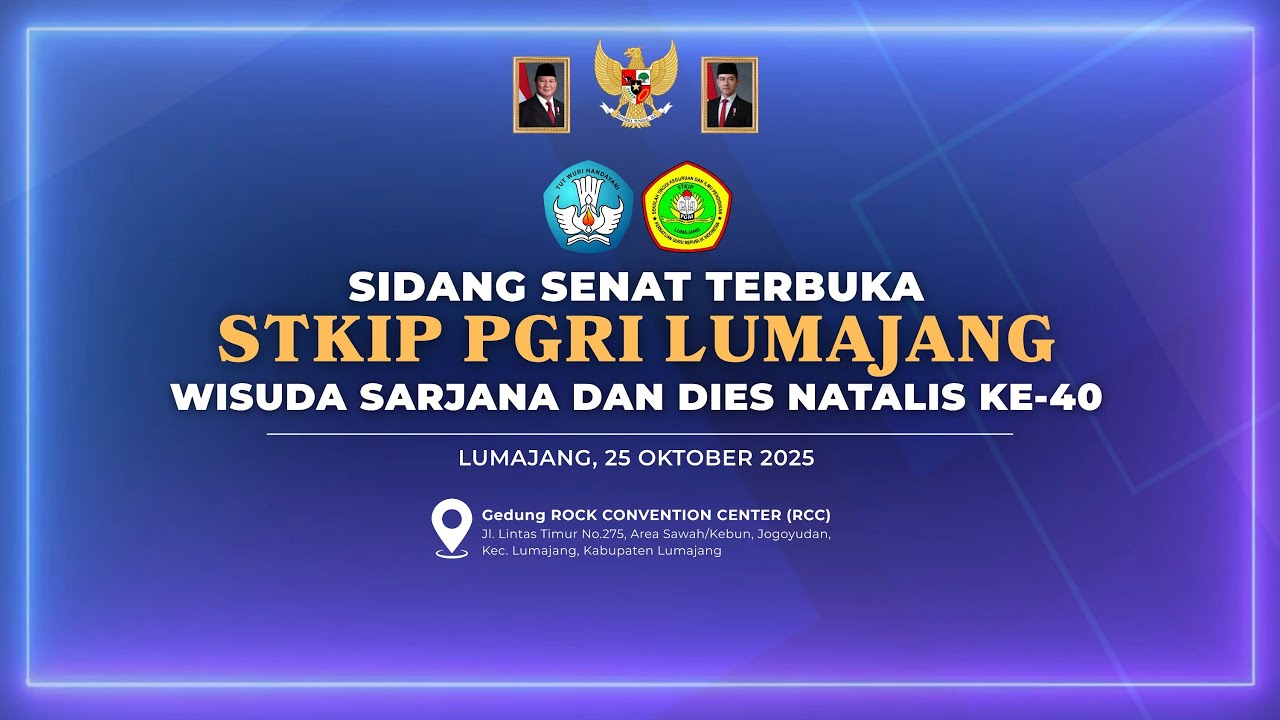 SIDANG SENAT TERBUKA STKIP PGRI LUMAJANG TAHUN 2025