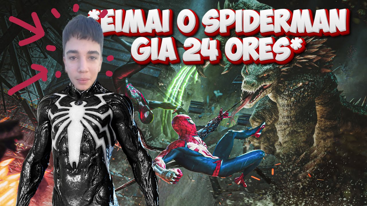 EIMAI O SPIDERMAN GIA 24 ORES AKRAIO CHALLENGE