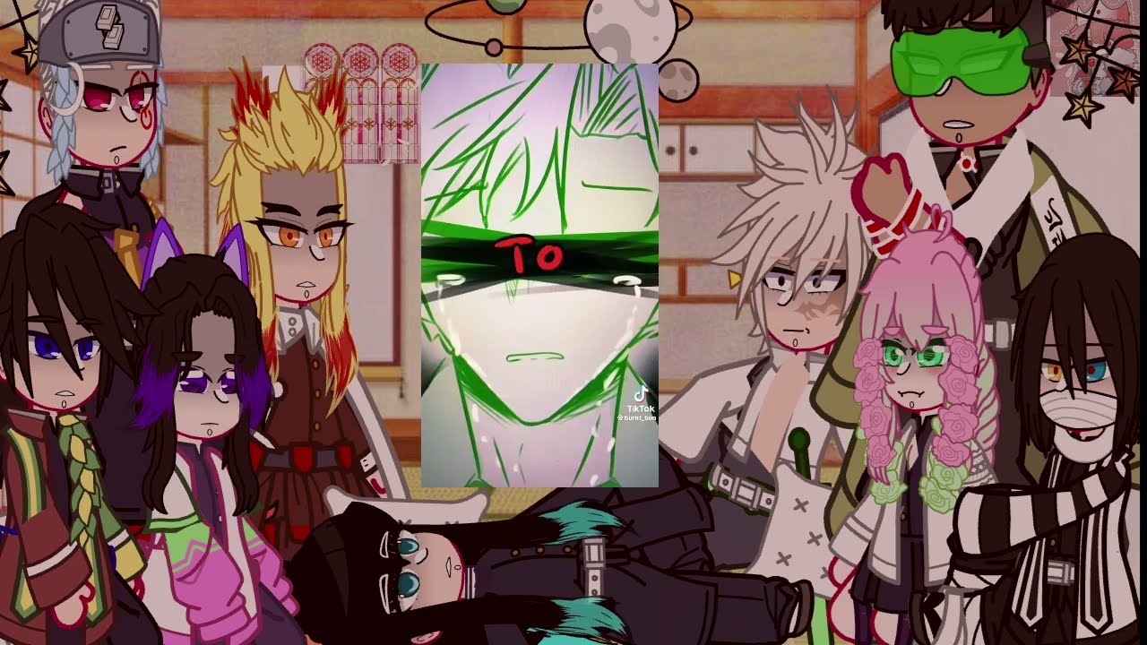 Demon Slayer Hahsiras react to Obey Me! | 6/9 | Satan