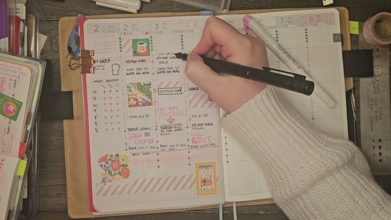 Week 6 in my Kinbor A5 planners