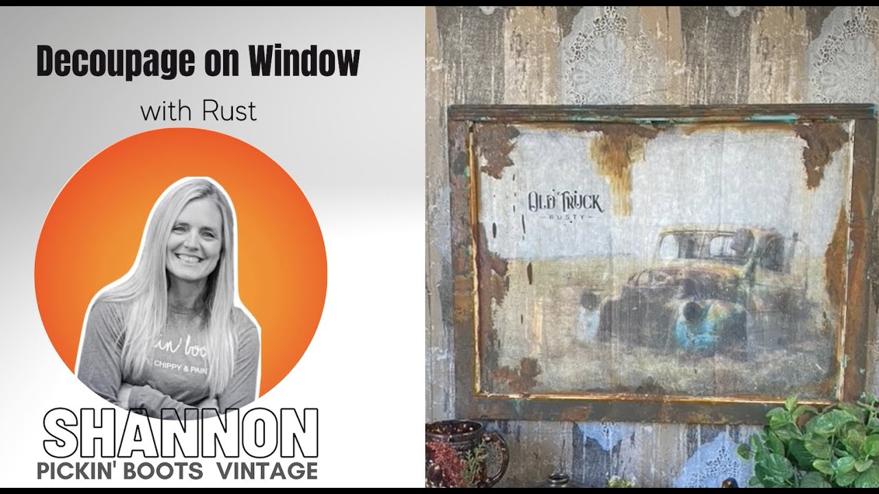 How to Decoupage on a Window
