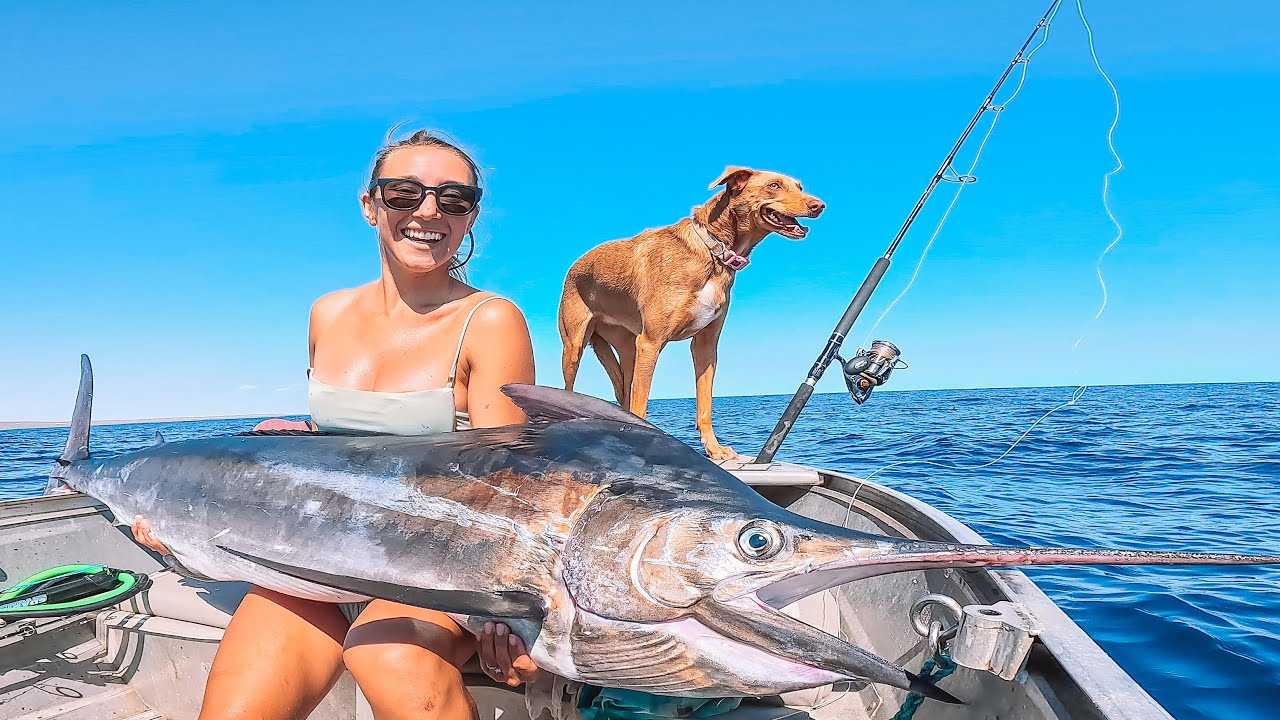SHE CAUGHT HER FIRST MARLIN, IN THE TINNY | Ningaloo, North Lefroy WA | S1E22