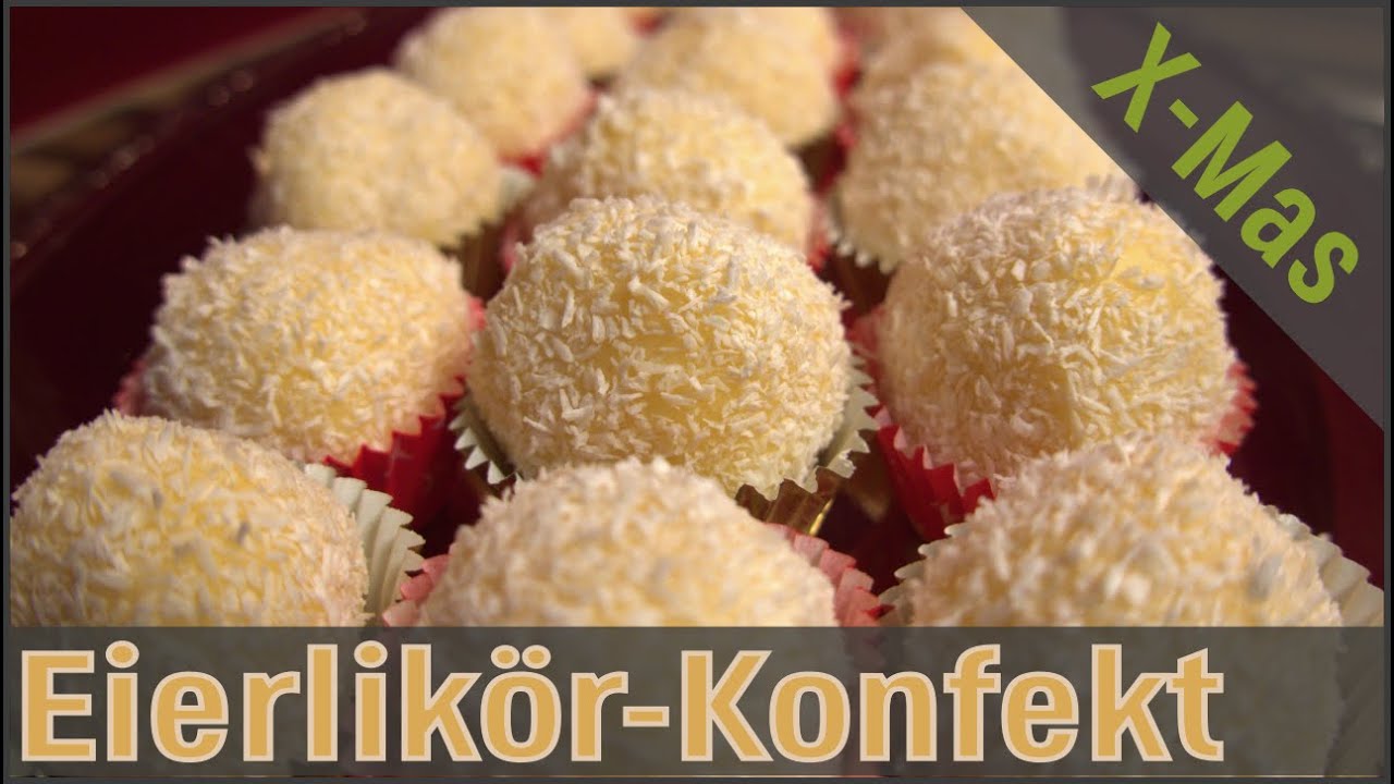 Eierlikör-Kokos-Konfekt. Weihnachten kann kommen.