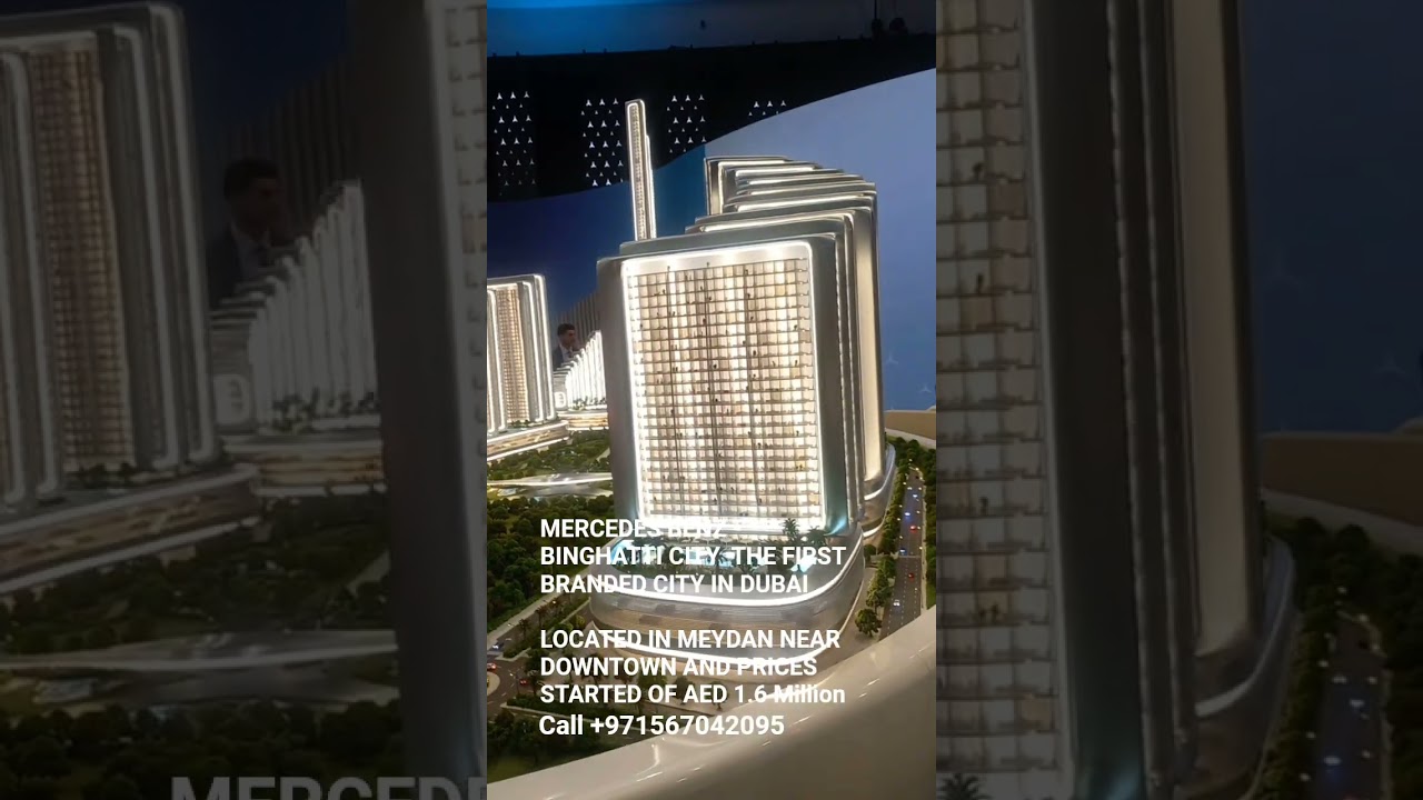 Mercedes Benz - Binghatti City in Dubai the  #dubai  #realestate #luxury  #investment #mercedesbenz