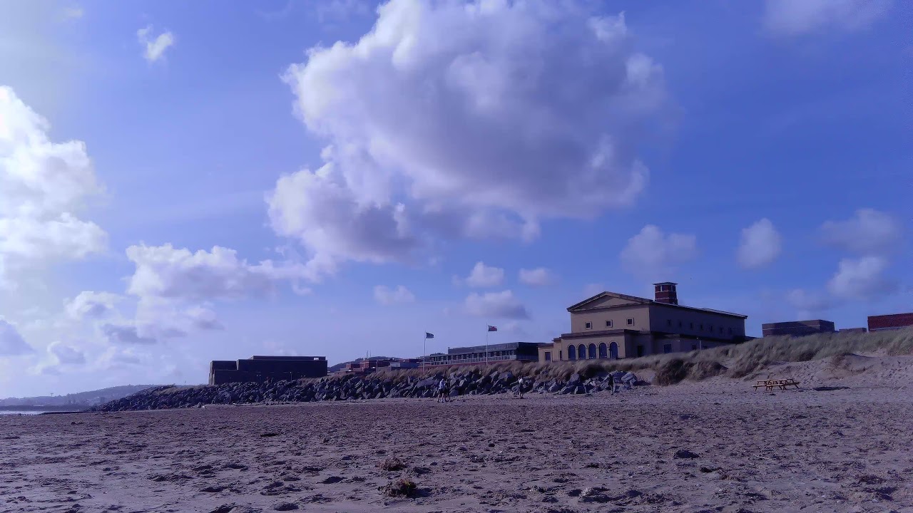 Wind, Flags and Clouds at Swansea University Bay Campus