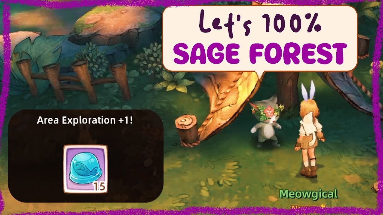 Tree of Savior: NEO ♡ Sage Forest Jars & Cats 100% Exploration Guide Walkthrough #TOSNEO