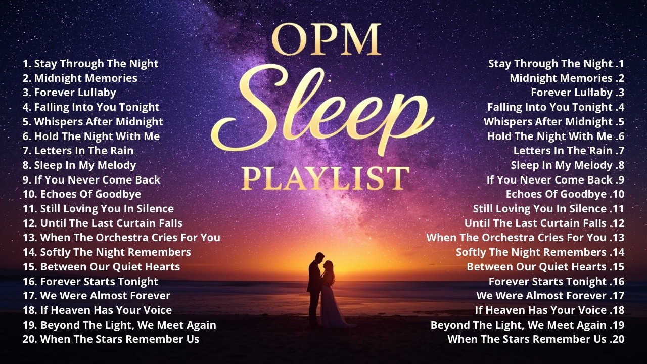 80s 90s OPM Love Songs 🌙 Soothing Pampatulog Mix 2025 Edition