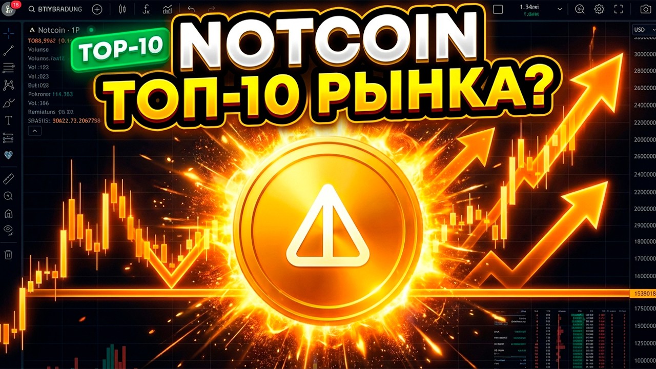 NOTCOIN УКРЕПИЛСЯ НА ВАЖНОМ УРОВНЕ И ГОТОВ К БОЛЬШЕМУ! ПАМП NOTCOIN ПРОИЗВЕДЁТ ФУРОР!