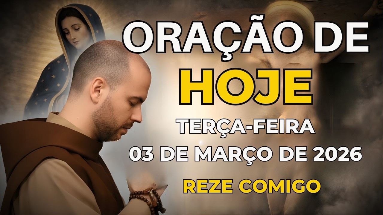 TERÇO DE HOJE 03/03/2026 - TERÇA-FEIRA - MISTÉRIOS GLORIOSOS: SANTO TERÇO 04 HORAS