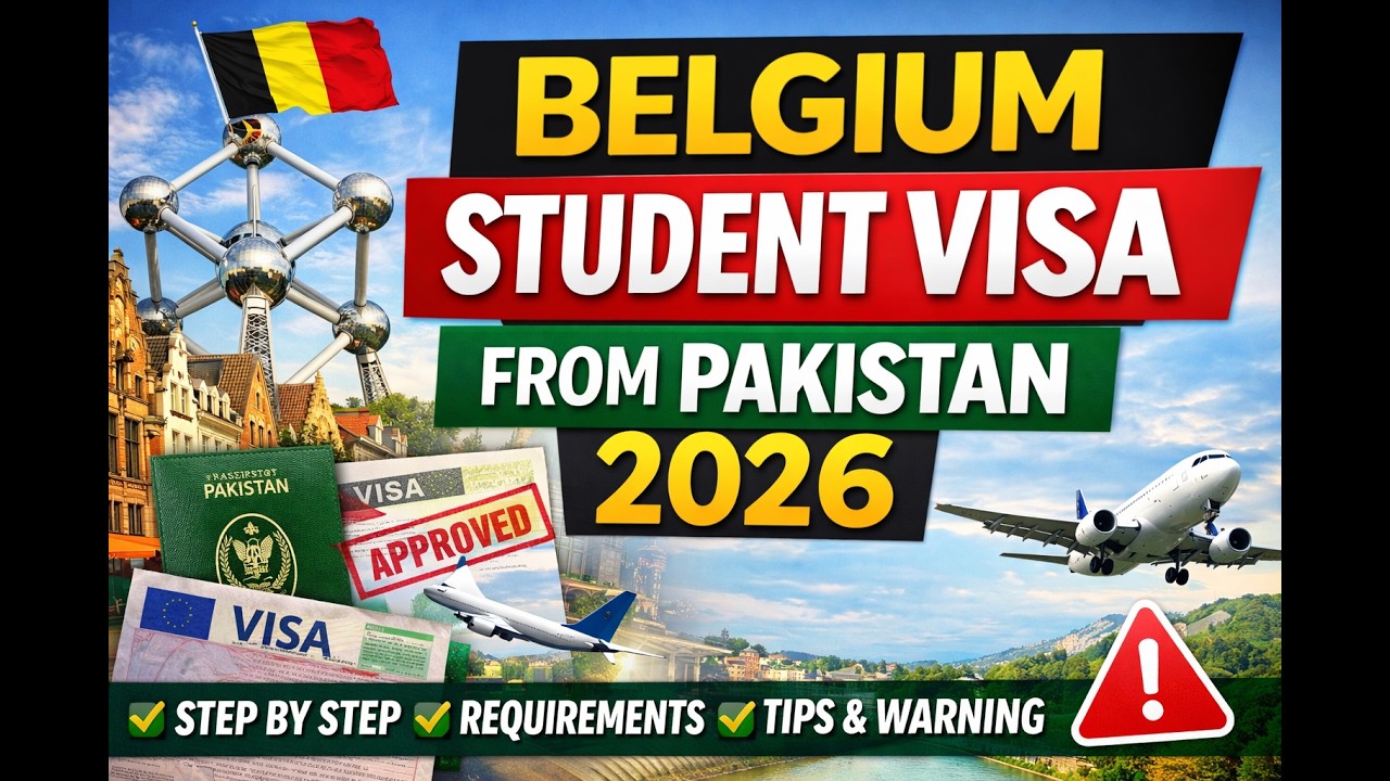 Belgium Student Visa 2026 #studyvisa #studyabroad