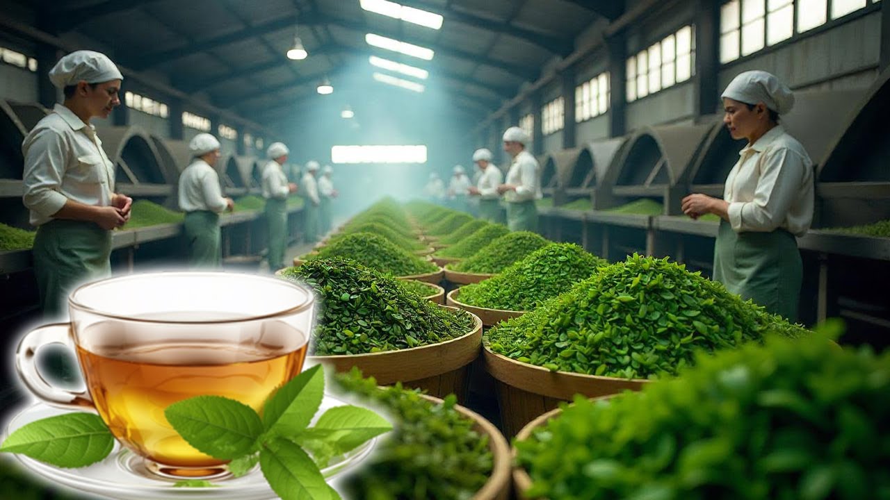 How Global Tea Plantations Process and Pack Millions of Leaves?