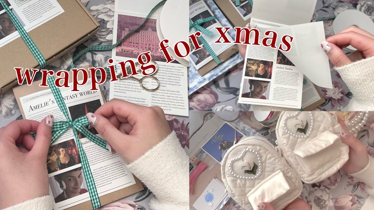 ［wrapping］発送分のポーチ梱包📦｜クリスマスラッピング🎄