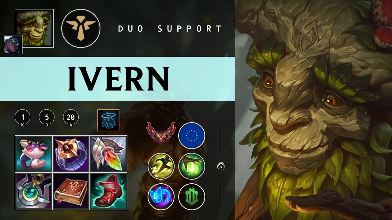 Ivern Support vs Lulu - EUW Grandmaster Patch 26.05