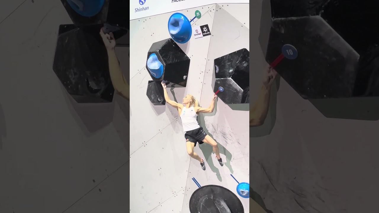 Janja Garnbret TOPS W4 Finals Boulder And WINS GOLD @ IFSC Climbing World Championships Seoul 2025!