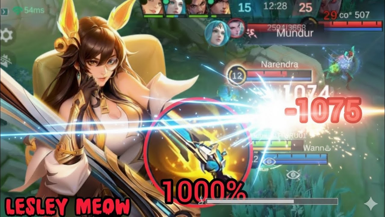​"CUKUP 1 PELURU! LESLEY GILA-GILAAN DI LATE GAME"