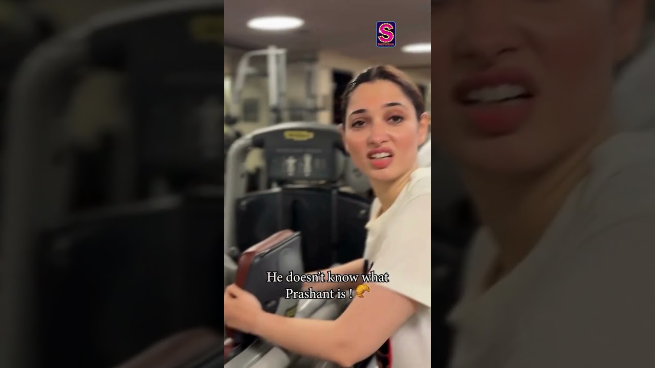 Tamanna's Hilarious Workout Sesh Will Leave You Laughing In Splits!
