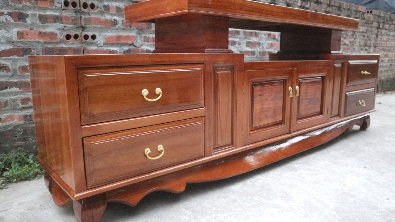 Amazing Living Room Interior Design Project // Build The Newest And Most Luxurious Sofa TV Shelf