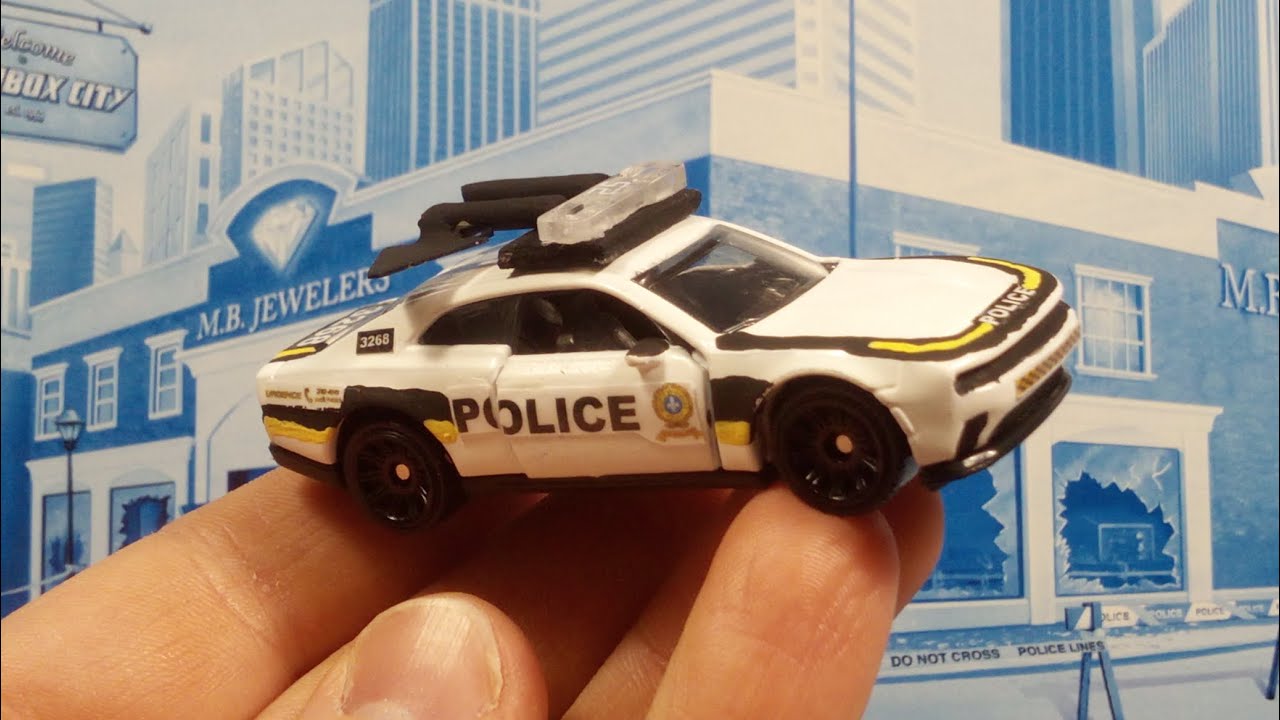 Custom Matchbox 2026 Dodge Charger Police Pack