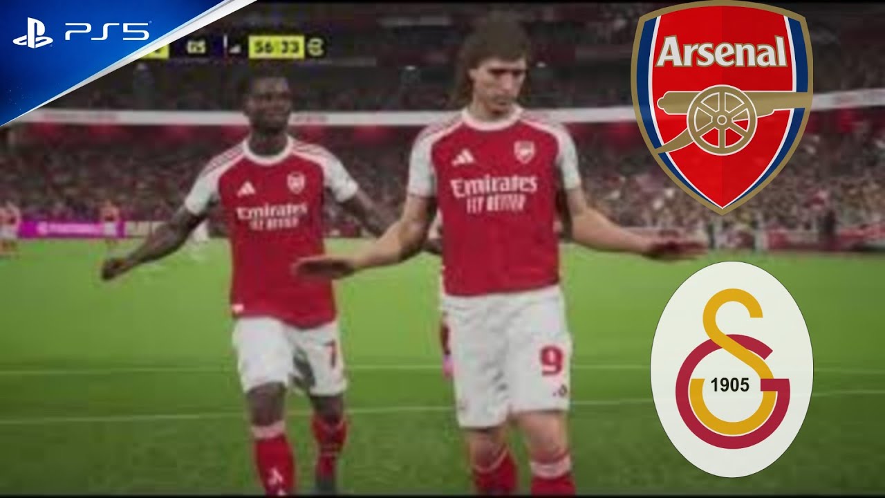 Arsenal vs Galatasaray eFootball League 2026 PlayStation 5 4K