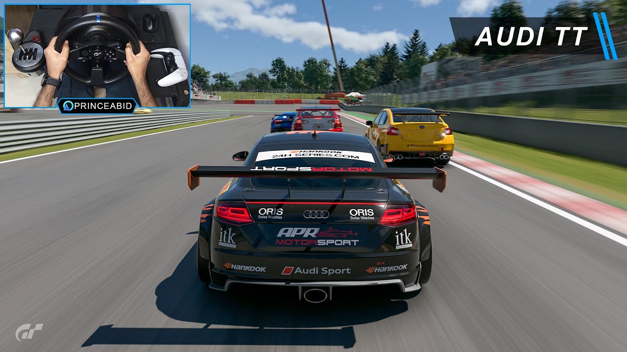 Audi TT | Gran Turismo 7 | Steering Wheel Gameplay | PS5 4k60