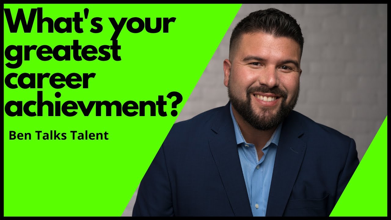 How to Answer “What’s Your Greatest Career Achievement?” - Interview Question & Answer (2021)