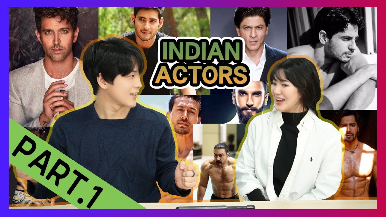 Korean Reaction to Stunning Indian Actors! | What Do Foreigners Think about Indian Actors | Part. 1