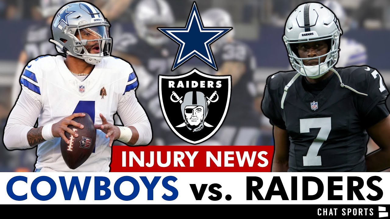 Cowboys vs. Raiders Preview & Prediction, Injury Report, Donovan Wilson, Logan Wilson | NFL Week 11