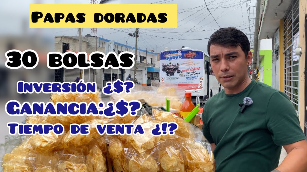 ¿En cuanto tiempo se venden 30 bolsas? INVERSIÓN Y GANANCIA #negociorentable