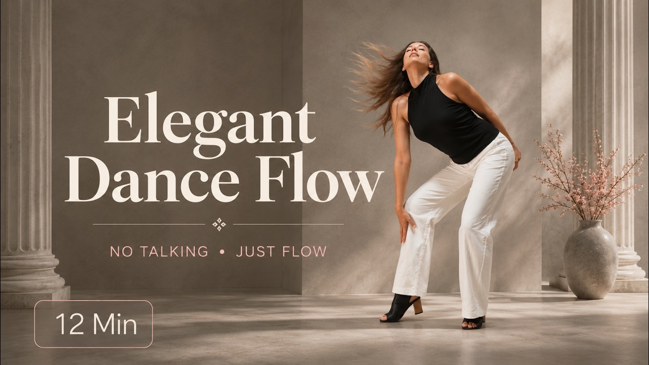 12-Min Elegant Dance Flow | Total Body Workout & Pleasure of Movement