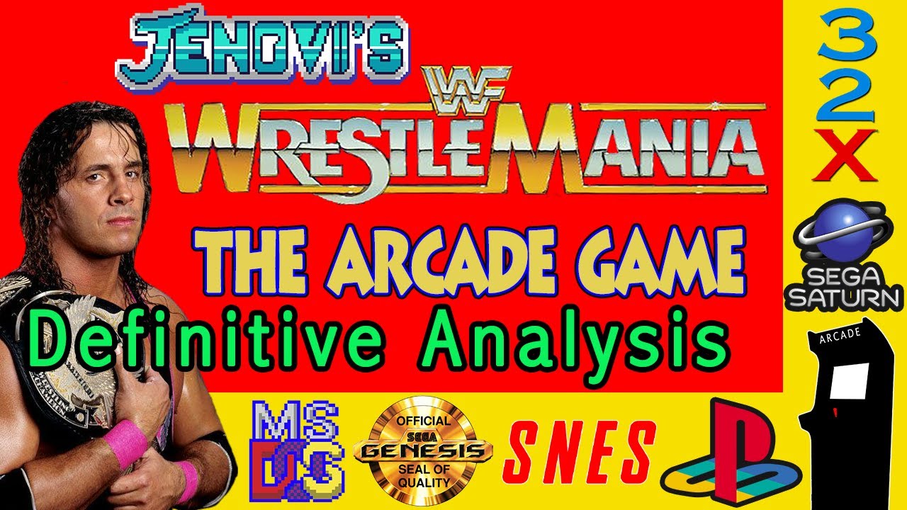 WWF WrestleMania — аркадная игра, окончательный анализ | Сравнение 32X Genesis Dos Saturn PSX SNES.