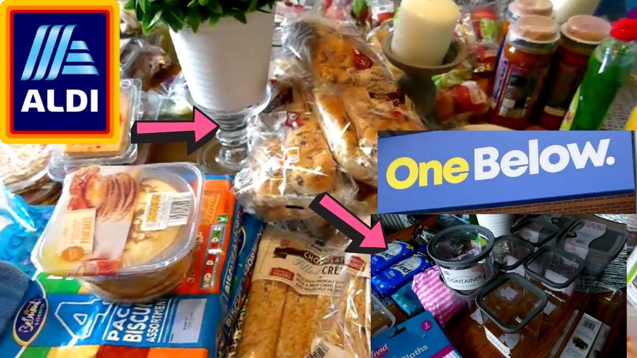 LARGE UK FAMILY ALDI GROCERY HAUL // ONE BELOW HAUL...