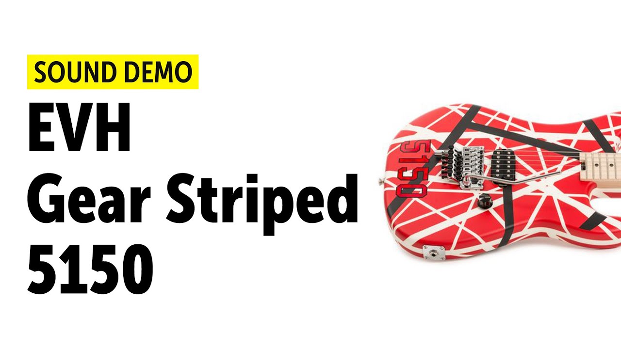 EVH Gear Striped 5150 Sound Demo (no talking)