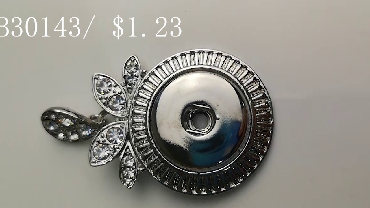 Wholesale Snap Button Pendants Charms for DIY Jewelry Making