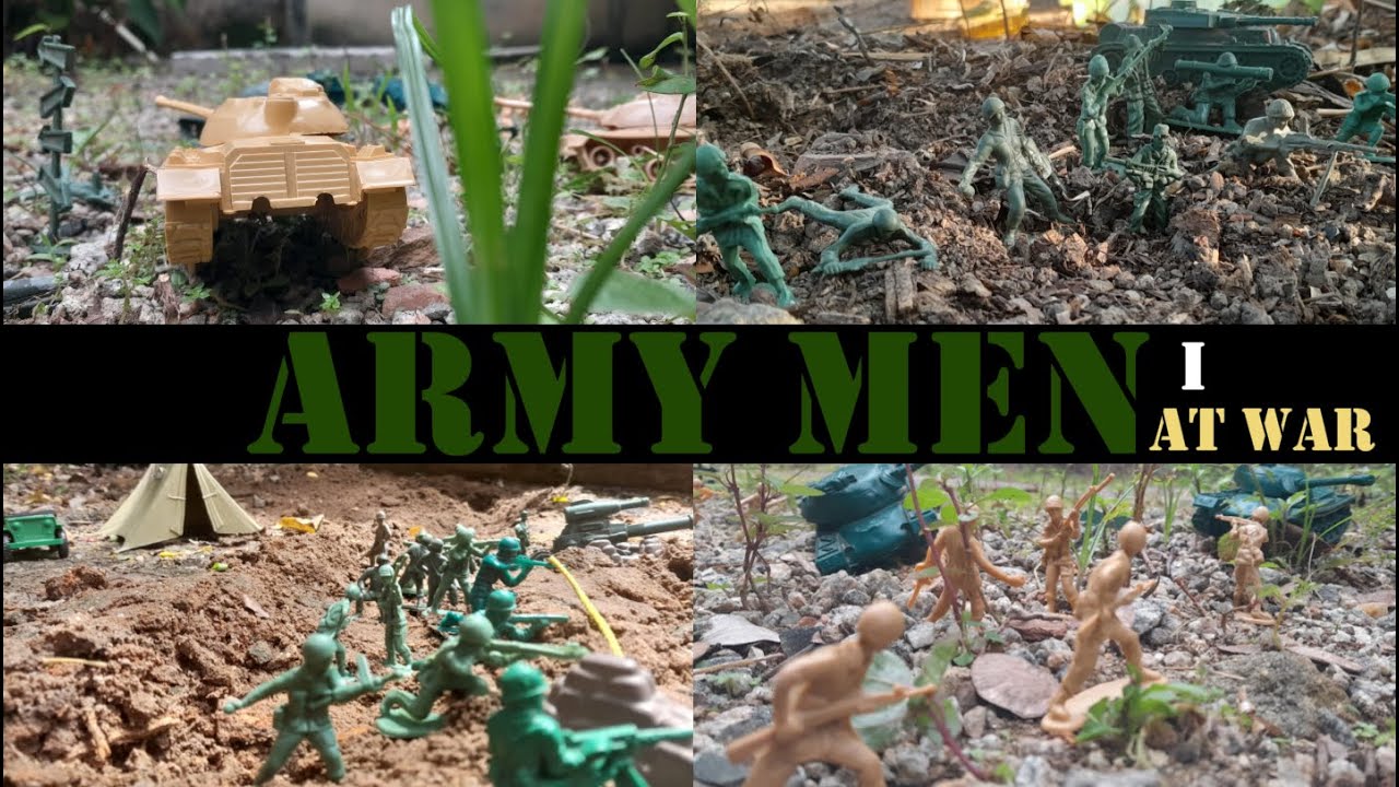 Army Men At War | Todos os episodios | Tan vs Green | #animation #foryou #army #toys #stopmotion