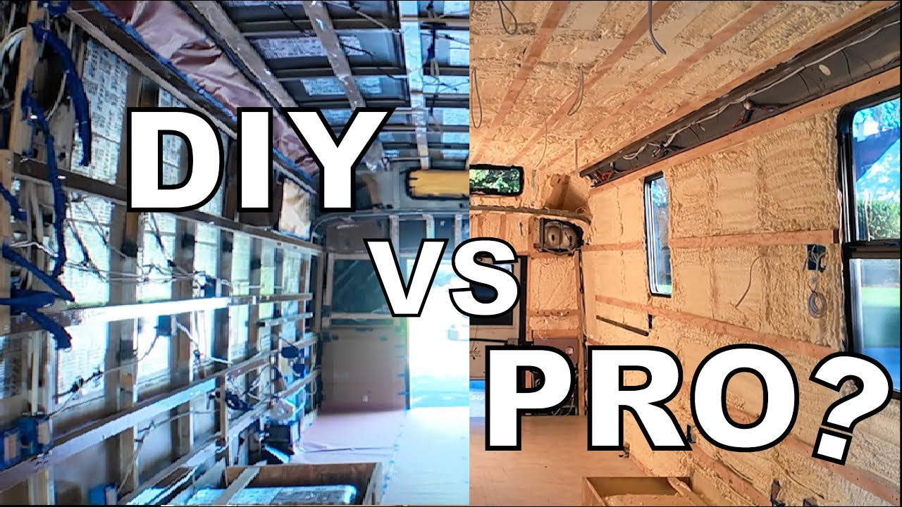 Skoolie Spray Foam Insulation: DIY vs Pro?