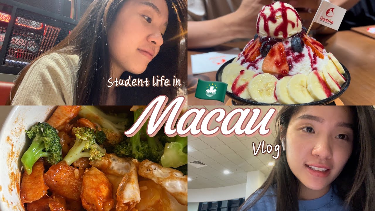 Vlog | Malaysian studying in Macau 🇲🇴 | What I eat in a week 🍳🍔🍧 | 澳门大学留學 Vlog ✨