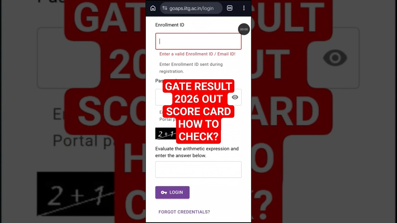 Gate Result 2026 | How to check Gate Result 2026 | Gate Result 2026 date