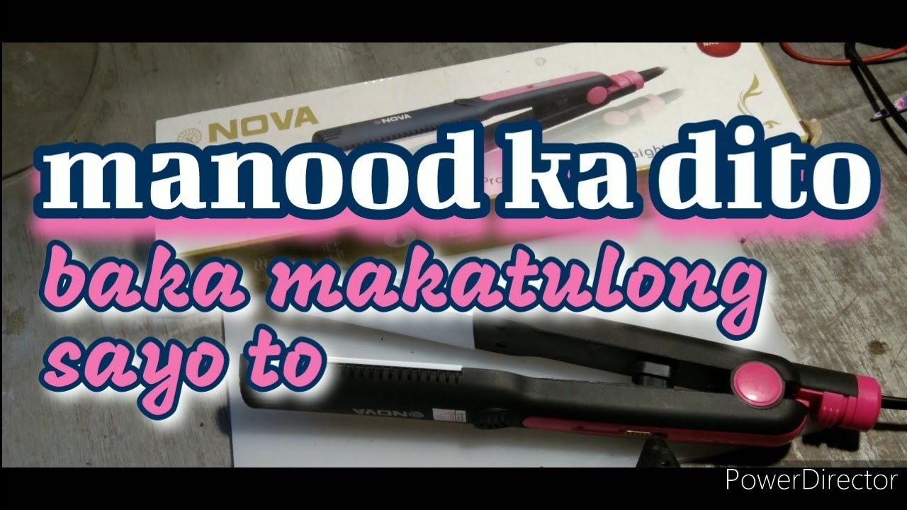 wala ang init hair straightener @litsmixtv