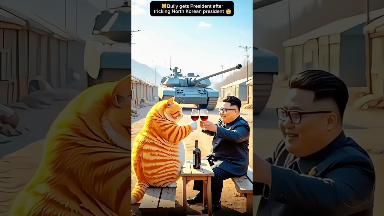 The Cat Became President?! You Won&rsquo;t Believe How!&rdquo;#northkorea #president #catshorts
