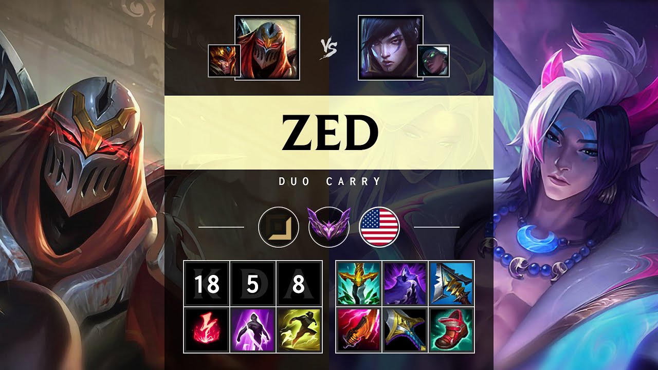 Zed ADC vs Aphelios - NA Master Patch 25.12