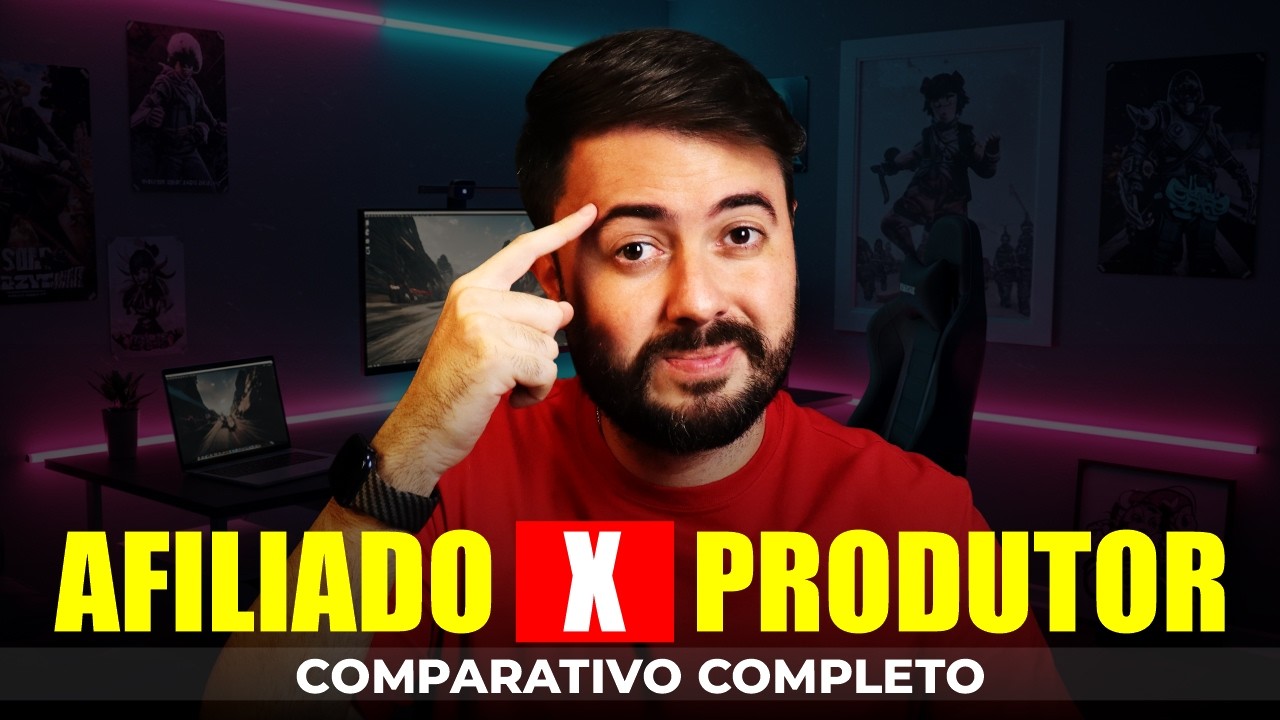 AFILIADO OU PRODUTOR: Qual é Melhor para Começar? (Comparativo Completo)