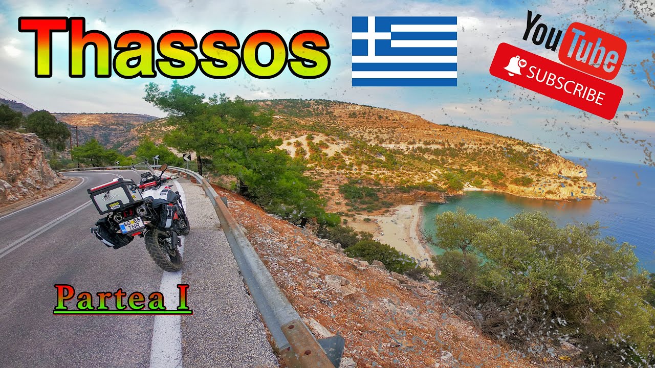În Thassos cu motorul - Partea 1