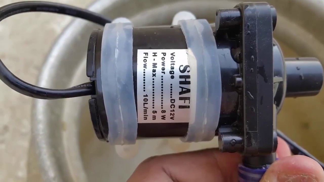 12v DC Submersible Mini Pump Water Height Lift Max