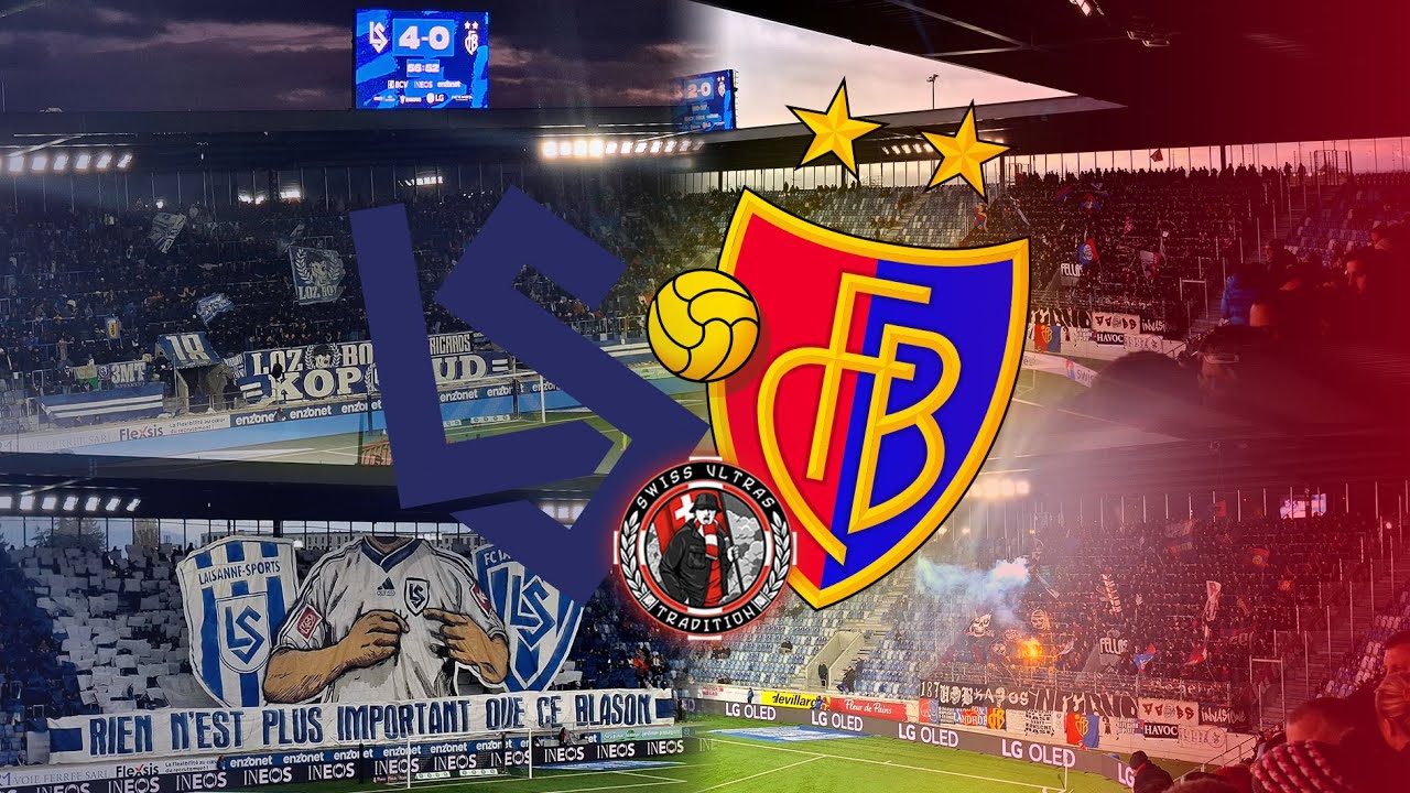 Lausanne Sport 5:1 FC Basel | 26.10.2025 | Choreo, Pyro, Fanchants | Swiss.Ultras.Tradition