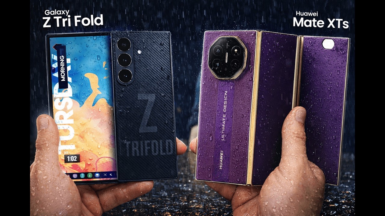 HUAWEI MATE XT VS GALAXY Z TRIFOLD, CUALES SON LAS DIFERENCIAS ? , CUAL ES MEJOR COMPRA?