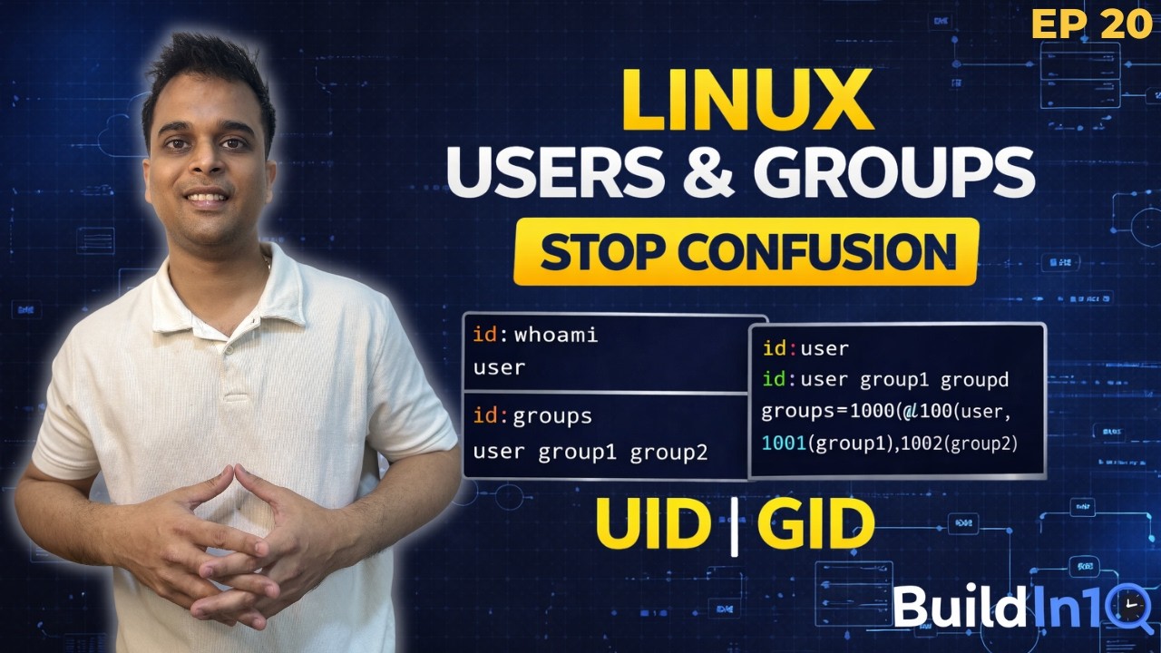 Linux Users & Groups Explained  | UID, GID & Root Access | Ep 20