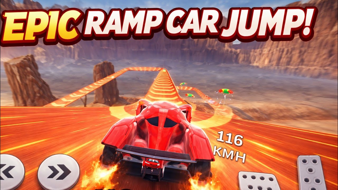 🔥 EPIC RAMP CAR STUNT!